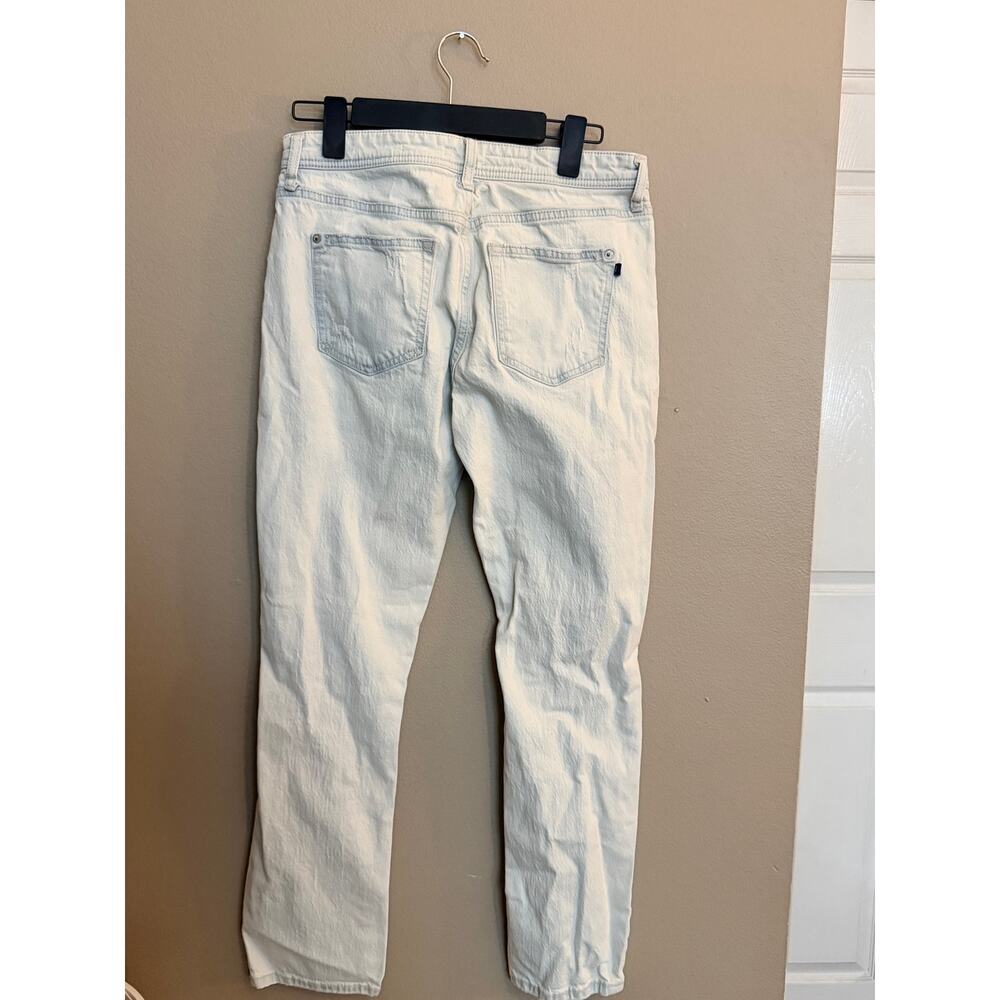 Pilcro Distressed Boyfriend Jeans Women’s Size 27 Light Wash Slim EUC - Picture 11 of 16